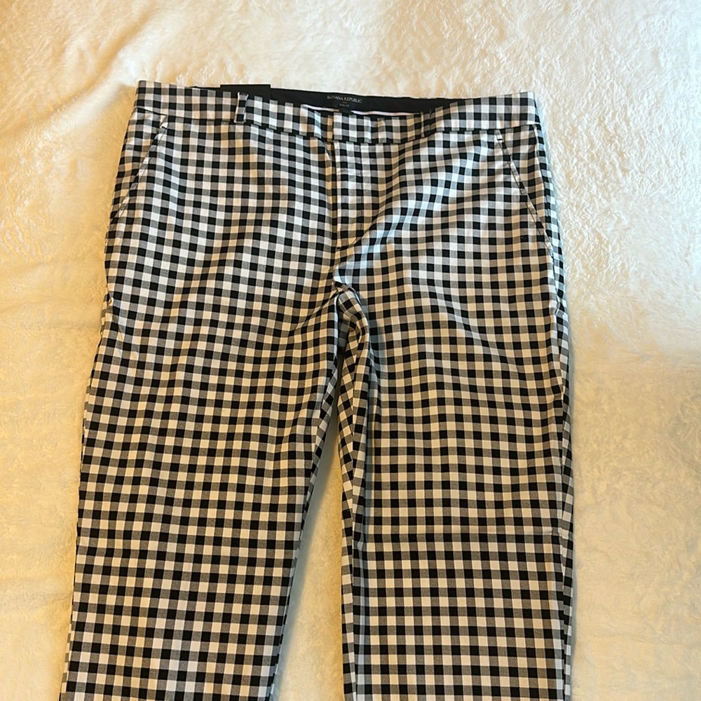 Banana Republic Ryan Gingham Trouser